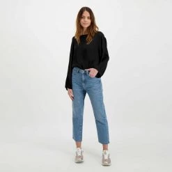 DIXIE JEANS CROPPED DONNA Azzurro -Offerta Economica Novità dixie p925t102 jeans cropped donna casual donna 045839401 1698 6