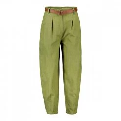 DIXIE PANTALONI BALLOON CON CINTURA DONNA Verde