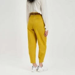 DIXIE PANTALONI BALLOON CON CINTURA DONNA Giallo -Offerta Economica Novità dixie pci8qig pantaloni balloon con cintura donna casual donna 045839601 1228 5