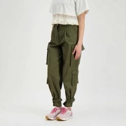 DIXIE PANTALONI CARGO FIBBIA CAVIGLIE DONNA -Offerta Economica Novità dixie pcngnim pantaloni cargo fibbia caviglie donna casual donna 045839901 1765 4