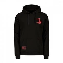 DOLLY NOIRE FELPA CON CAPPUCCIO ROSSA PRIMAVERA Nero