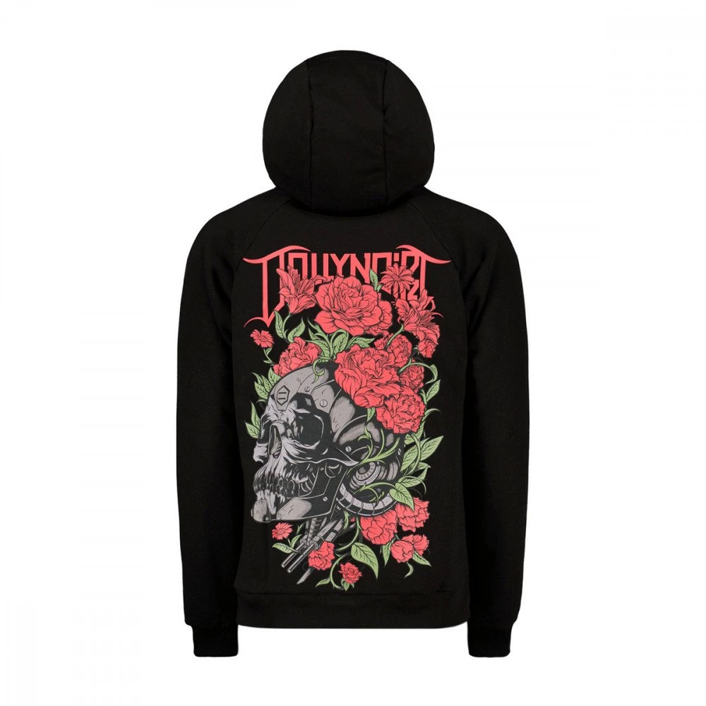 DOLLY NOIRE FELPA CON CAPPUCCIO ROSSA PRIMAVERA Nero 4 DOLLY NOIRE FELPA CON CAPPUCCIO ROSSA PRIMAVERA Nero - immagine 2