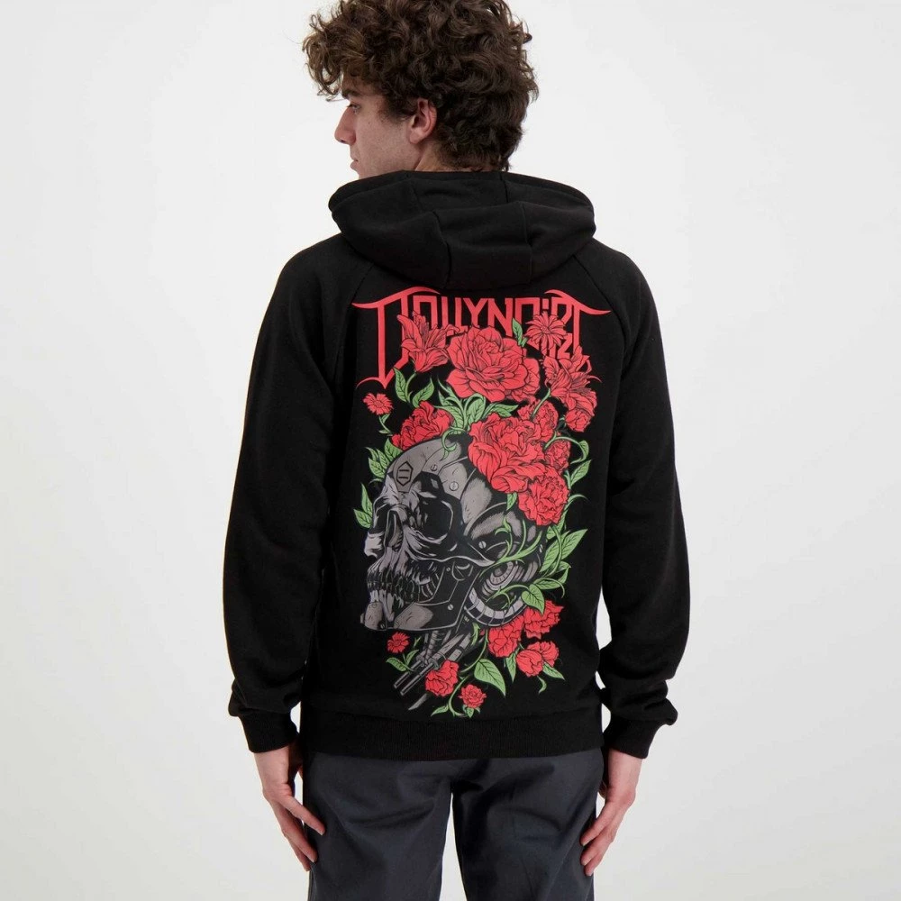 DOLLY NOIRE FELPA CON CAPPUCCIO ROSSA PRIMAVERA Nero 6 DOLLY NOIRE FELPA CON CAPPUCCIO ROSSA PRIMAVERA Nero - immagine 4