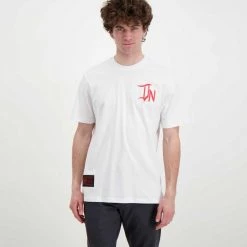 DOLLY NOIRE T-SHIRT ROSSA PRIMAVERA Bianco -Offerta Economica Novità dolly noire pe22 t shirt rossa primavera street style uomo 044715401 02 3