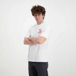 DOLLY NOIRE T-SHIRT ROSSA PRIMAVERA Bianco -Offerta Economica Novità dolly noire pe22 t shirt rossa primavera street style uomo 044715401 02 5