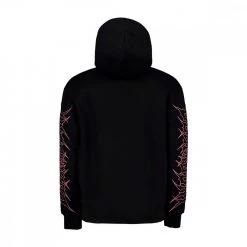 DOOMSDAY FELPA CON CAPPUCCIO GRAFF PUNK EMBROIDERED Nero 7 DOOMSDAY FELPA CON CAPPUCCIO GRAFF PUNK EMBROIDERED Nero -Offerta Economica Novità doomsday hdy0084 felpa con cappuccio graff punk embroidered street style uomo 043389401 blk 3