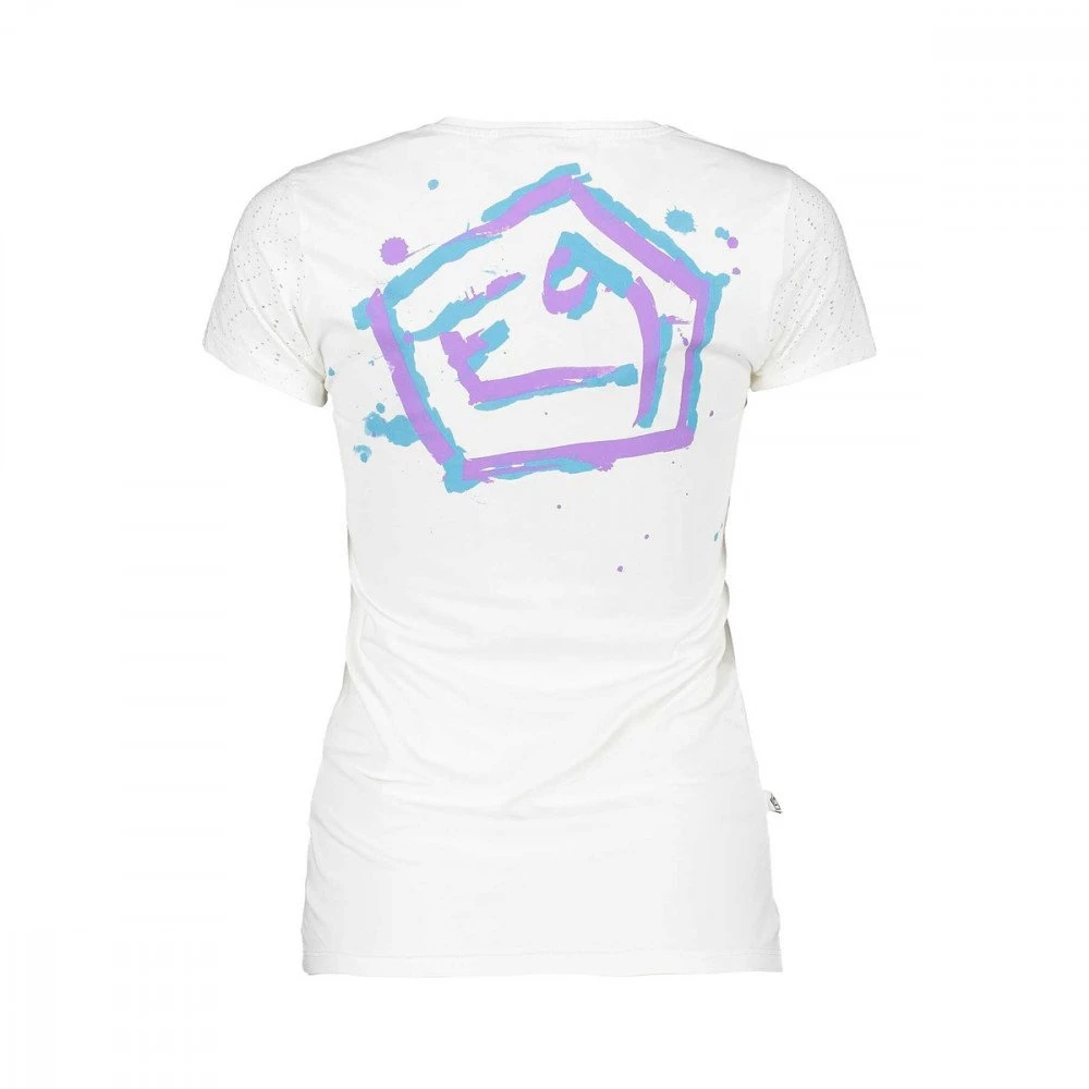 E9 T-SHIRT DROPS DONNA Bianco 4 E9 T-SHIRT DROPS DONNA Bianco - immagine 2