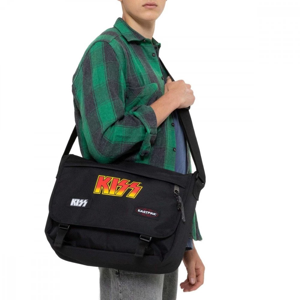 EASTPAK BORSA TRACOLLA DELEGATE + KISS BRAND Nero 8 EASTPAK BORSA TRACOLLA DELEGATE + KISS BRAND Nero - immagine 6