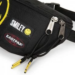 EASTPAK MARSUPIO SPRINGER SMILEY® GRAFBLACK Nero -Offerta Economica Novità eastpak ek074 marsupio springer x smiley zaini per tutti i giorni uomo 044679201 u131 4