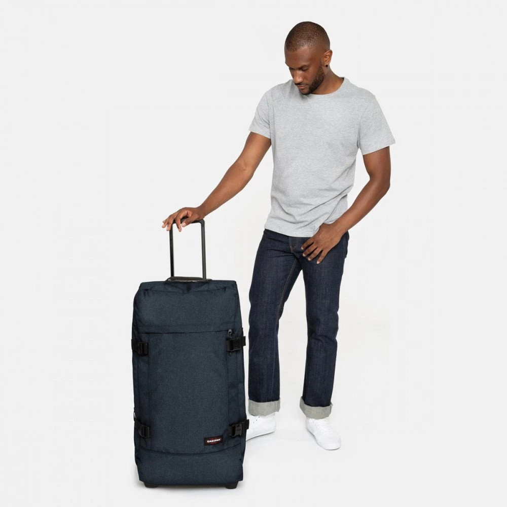 EASTPAK TROLLEY TRANVERZ L TRIPLE DENIM Blu 8 EASTPAK TROLLEY TRANVERZ L TRIPLE DENIM Blu - immagine 6
