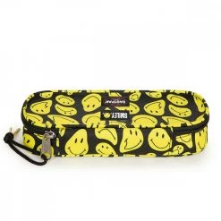 EASTPAK ASTUCCIO OVAL SMILEY® STRETCHYE Giallo, Nero -Offerta Economica Novità eastpak ek717 astuccio oval x smiley astucci per tutti i giorni uomo 044680701 u121 3