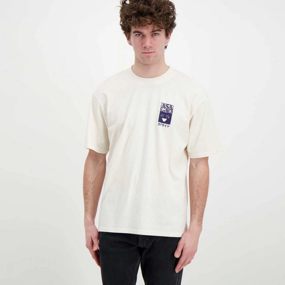 EDWIN T-SHIRT EARLY CALL Bianco 5 EDWIN T-SHIRT EARLY CALL Bianco - immagine 3