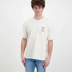 EDWIN T-SHIRT PSYCHIC Bianco -Offerta Economica Novità edwin 45mc0000326 t shirt psychic casual uomo 044630401 whw67 3