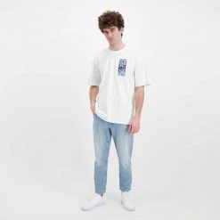 EDWIN T-SHIRT FLORA MIND Bianco 13 EDWIN T-SHIRT FLORA MIND Bianco -Offerta Economica Novità edwin 45mc0000334at t shirt flora mind casual uomo 044630601 0267 6