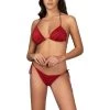 EFFEK BIKINI DRAPPEGGIATO TRIANGOLO E SLIP REGOLABILE DONNA Bordeaux -Offerta Economica Novità effek f220160bd triangolo trappeggiato slip lacceti donna mare donna 045029901 bd 1