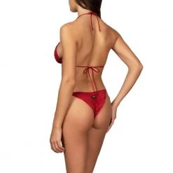 EFFEK BIKINI DRAPPEGGIATO TRIANGOLO E SLIP REGOLABILE DONNA Bordeaux -Offerta Economica Novità effek f220160bd triangolo trappeggiato slip lacceti donna mare donna 045029901 bd 3
