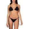 EFFEK BIKINI DRAPPEGGIATO TRIANGOLO E SLIP REGOLABILE DONNA Nero -Offerta Economica Novità effek f220160nr triangolo trappeggiato slip lacceti donna mare donna 045030001 nr 1