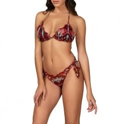 EFFEK BIKINI TRIANGOLO E SLIP BRASILIANO REGOLABILE DONNA Multicolor
