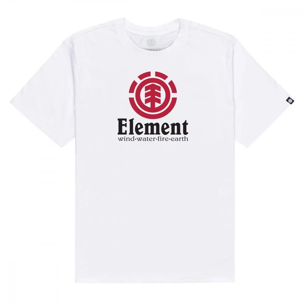 ELEMENT T-SHIRT VERTICAL Bianco 3 ELEMENT T-SHIRT VERTICAL Bianco