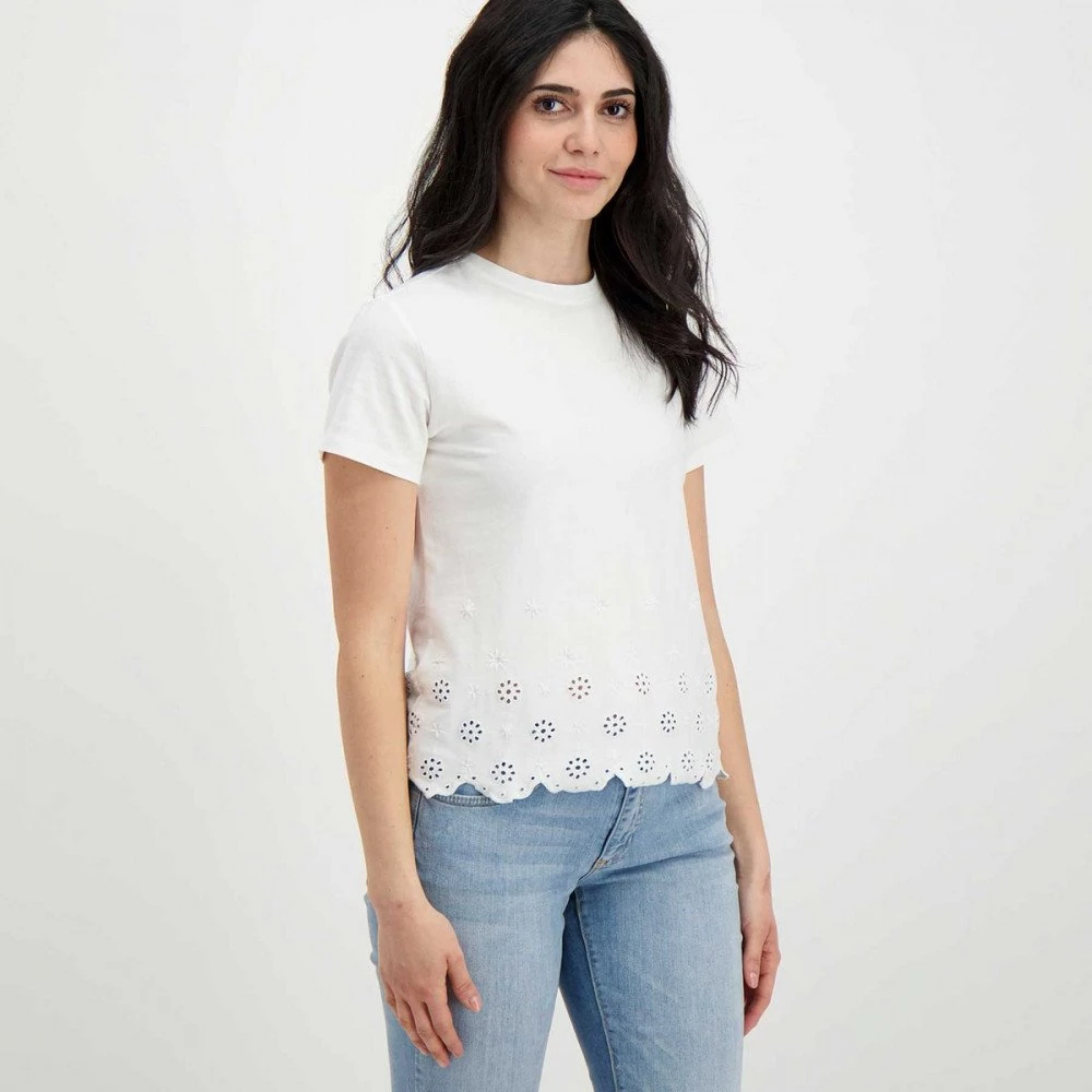 EMME MARELLA T-SHIRT ADVICE SANGALLO DONNA Bianco 5 EMME MARELLA T-SHIRT ADVICE SANGALLO DONNA Bianco - immagine 3