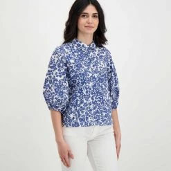 EMME MARELLA CAMICIA PALLONCINO BILMA DONNA Bianco, Blu 10 EMME MARELLA CAMICIA PALLONCINO BILMA DONNA Bianco, Blu -Offerta Economica Novità emme marella bilma camicia palloncino bilma donna casual donna 044636901 001 3