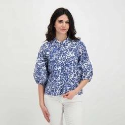 EMME MARELLA CAMICIA PALLONCINO BILMA DONNA Bianco, Blu 12 EMME MARELLA CAMICIA PALLONCINO BILMA DONNA Bianco, Blu -Offerta Economica Novità emme marella bilma camicia palloncino bilma donna casual donna 044636901 001 5