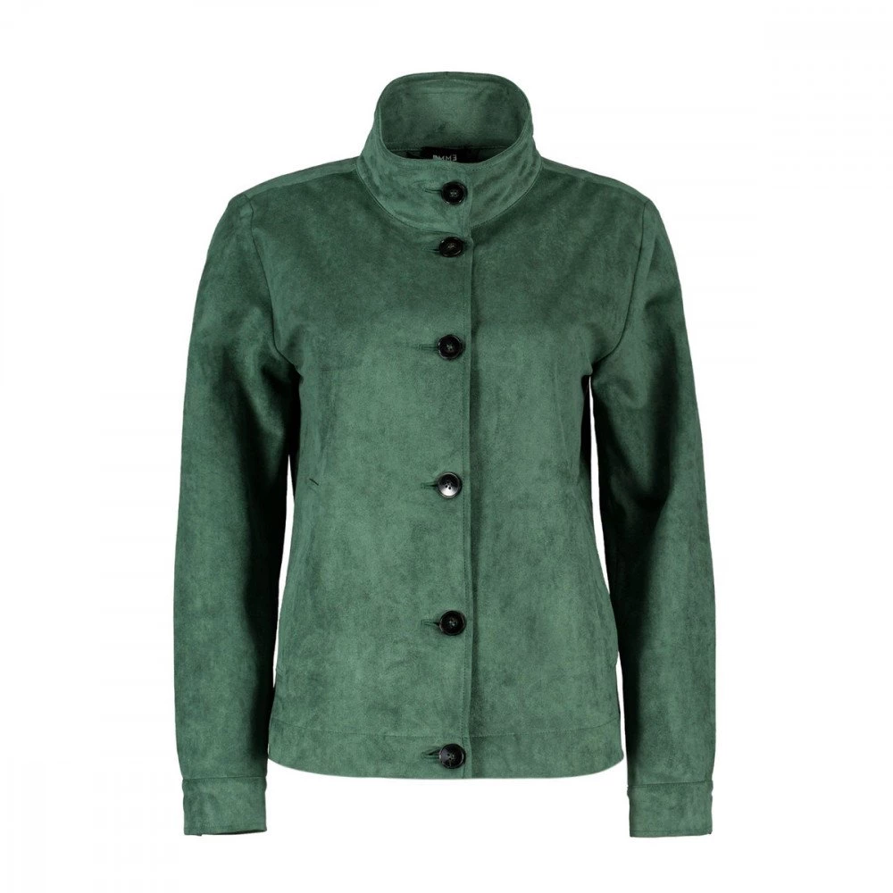 EMME MARELLA BOMBER IN ECODAINETTO CARIDDI DONNA Verde 4 EMME MARELLA BOMBER IN ECODAINETTO CARIDDI DONNA Verde - immagine 2