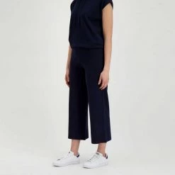 EMME MARELLA PANTALONI IN MAGLIA CARTA DONNA Blu -Offerta Economica Novità emme marella carta pantaloni in maglia carta donna casual donna 044637801 009 4