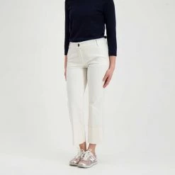 EMME MARELLA PANTALONI TROMBETTA COSIMO DONNA Bianco -Offerta Economica Novità emme marella cosimo pantaloni trombetta cosimo donna casual donna 044637901 001 4