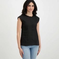 EMME MARELLA CAMICIA SMANICATA LINO COTONE DIRITTO DONNA Nero 10 EMME MARELLA CAMICIA SMANICATA LINO COTONE DIRITTO DONNA Nero -Offerta Economica Novità emme marella diritto camicia smanicata lino cotone diritto donna casual donna 044638701 006 3