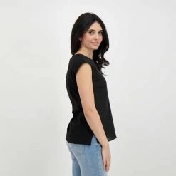 EMME MARELLA CAMICIA SMANICATA LINO COTONE DIRITTO DONNA Nero 12 EMME MARELLA CAMICIA SMANICATA LINO COTONE DIRITTO DONNA Nero -Offerta Economica Novità emme marella diritto camicia smanicata lino cotone diritto donna casual donna 044638701 006 5