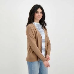 EMME MARELLA CARDIGAN IN VISCOSA FABIOLA DONNA Marrone -Offerta Economica Novità emme marella fabiola cardigan in viscosa fabiola donna casual donna 044639201 004 5