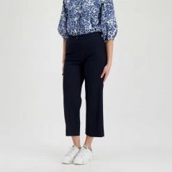 EMME MARELLA PANTALONI CROP IN JERSEY FILOVIA DONNA Blu -Offerta Economica Novità emme marella filovia pantaloni crop in jersey filovia donna casual donna 044639401 005 4