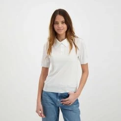 EMME MARELLA POLO IN FILO FLO DONNA Bianco 12 EMME MARELLA POLO IN FILO FLO DONNA Bianco -Offerta Economica Novità emme marella flo polo in filo flo donna casual donna 044639601 001 5