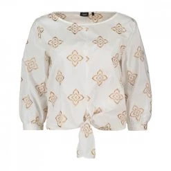 EMME MARELLA BLUSA NODO FREDA DONNA Bianco