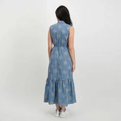 EMME MARELLA ABITO CHEMISIER SMANICATO GIAMBO DONNA Azzurro -Offerta Economica Novità emme marella giambo abito chemisier smanicato giambo donna casual donna 044640301 002 4