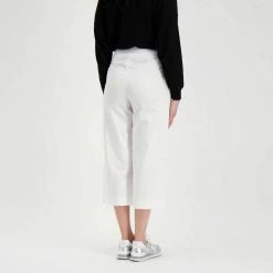 EMME MARELLA PANTALONI CROP GRIM DONNA Bianco -Offerta Economica Novità emme marella grim pantaloni crop grim donna casual donna 044640601 007 5