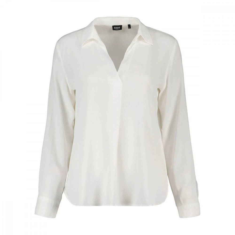 EMME MARELLA CAMICIA MISTO SETA ISIDE DONNA Bianco 3 EMME MARELLA CAMICIA MISTO SETA ISIDE DONNA Bianco