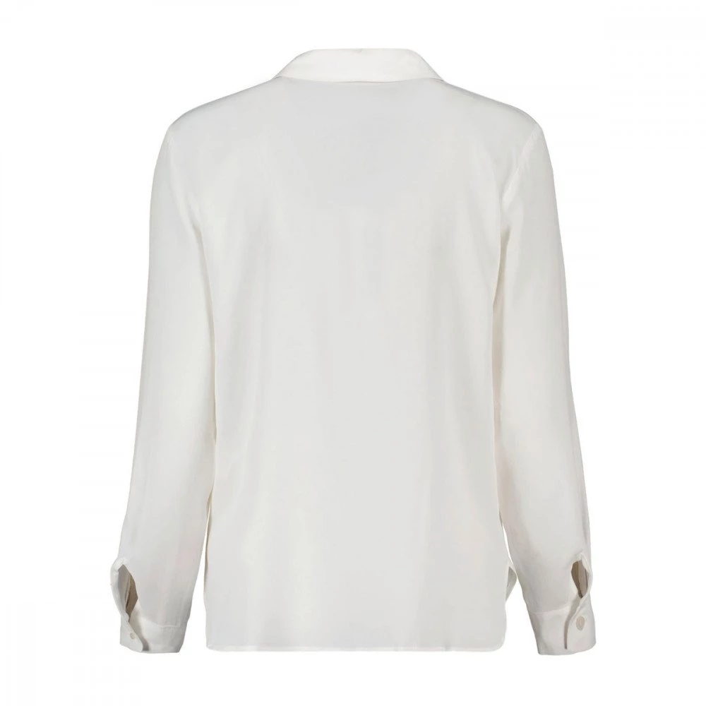 EMME MARELLA CAMICIA MISTO SETA ISIDE DONNA Bianco 4 EMME MARELLA CAMICIA MISTO SETA ISIDE DONNA Bianco - immagine 2