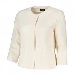 EMME MARELLA GIACCA CHANEL JOCKEY DONNA Bianco