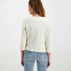 EMME MARELLA GIACCA CHANEL JOCKEY DONNA Bianco -Offerta Economica Novità emme marella jockey giacca chanel jockey donna giacconi donna 044641301 002 4