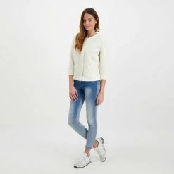 EMME MARELLA GIACCA CHANEL JOCKEY DONNA Bianco -Offerta Economica Novità emme marella jockey giacca chanel jockey donna giacconi donna 044641301 002 6