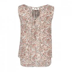 EMME MARELLA BLUSA SMANICATA IN CREPE LETTRE DONNA -Offerta Economica Novità emme marella letrre blusa smanicata in crepe lettre donna casual donna 044641601 002 2