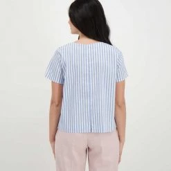 EMME MARELLA BLUSA IN POPLINE MIKI DONNA Azzurro, Bianco 11 EMME MARELLA BLUSA IN POPLINE MIKI DONNA Azzurro, Bianco -Offerta Economica Novità emme marella miki blusa in popline miki donna casual donna 044643101 001 4
