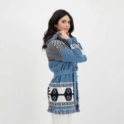 EMME MARELLA CARDIGAN CON FRANGE NUMENT DONNA -Offerta Economica Novità emme marella nument cardigan con frange nument donna casual donna 044643601 001 5