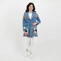 EMME MARELLA CARDIGAN CON FRANGE NUMENT DONNA -Offerta Economica Novità emme marella nument cardigan con frange nument donna casual donna 044643601 001 6