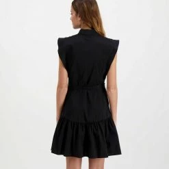 EMME MARELLA ABITO MANICA AD ALETTA OREGON DONNA Nero 11 EMME MARELLA ABITO MANICA AD ALETTA OREGON DONNA Nero -Offerta Economica Novità emme marella oregon abito manica ad aletta oregon donna casual donna 044643701 005 4