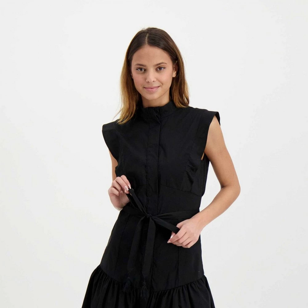 EMME MARELLA ABITO MANICA AD ALETTA OREGON DONNA Nero 7 EMME MARELLA ABITO MANICA AD ALETTA OREGON DONNA Nero - immagine 5