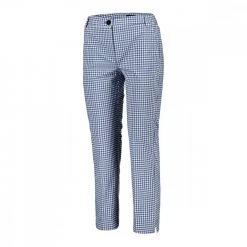 EMME MARELLA PANTALONI VICHY PIADENA DONNA Bianco, Blu -Offerta Economica Novità emme marella piadena pantaloni vichy piadena donna casual donna 044644201 004 2