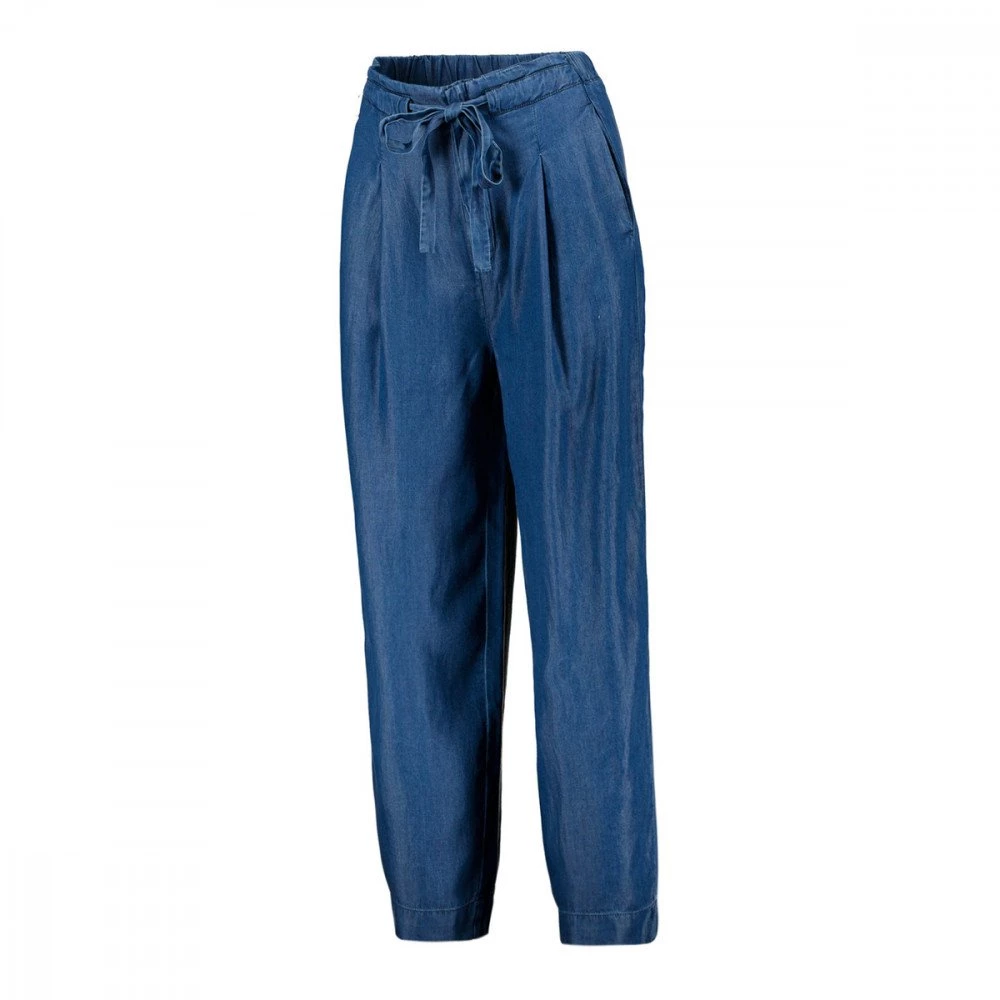 EMME MARELLA PANTALONI COULISSE QUEBEC DONNA Blu 4 EMME MARELLA PANTALONI COULISSE QUEBEC DONNA Blu - immagine 2